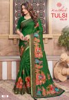 Tulsi Vol 1 By Kashvi Dull Moss Kesab Border Saree 